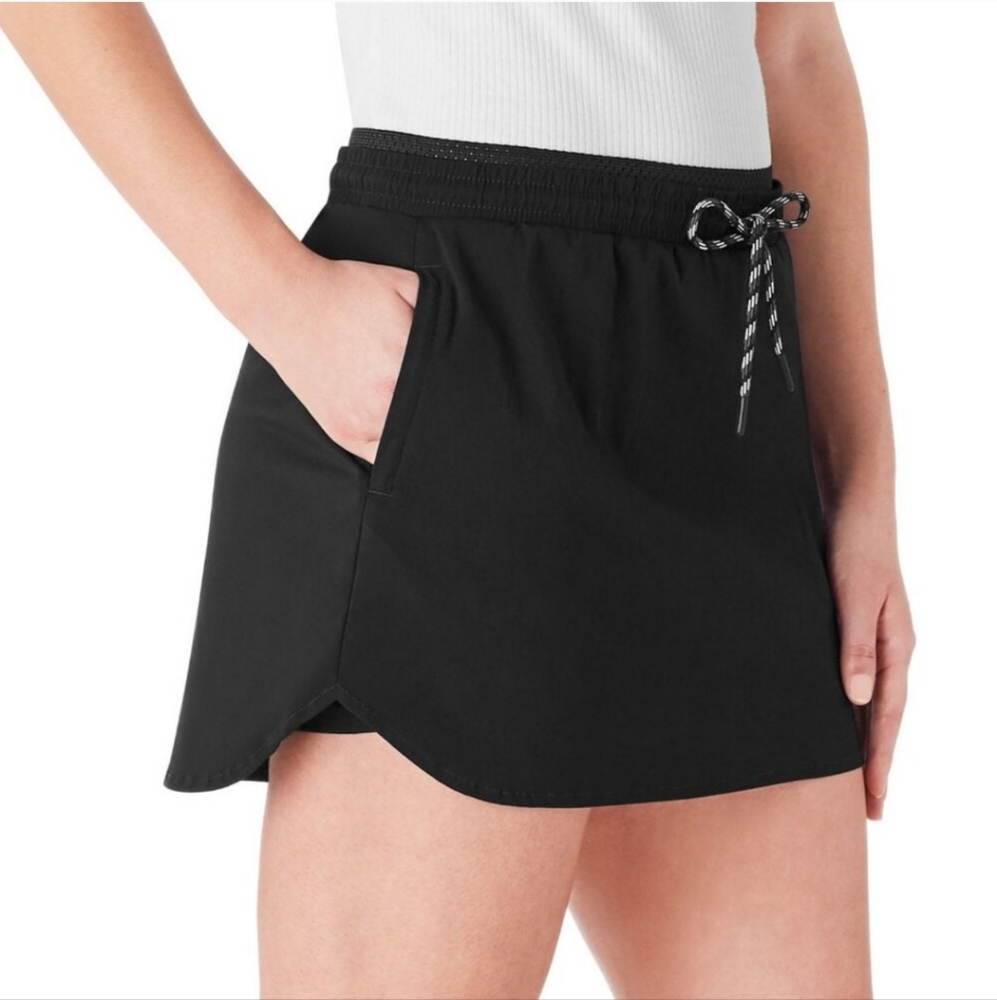 NWT Woven Trek Black Active Skort Plus XXL Members Mark